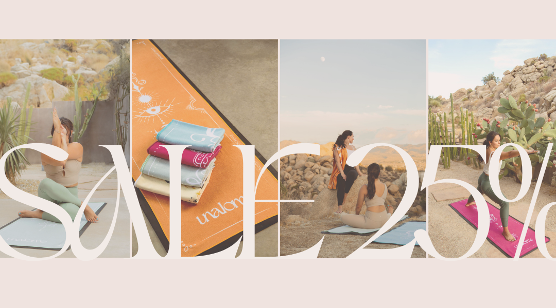 End of Summer Yoga Sale: 25% Off the Unalome Grounded Collection