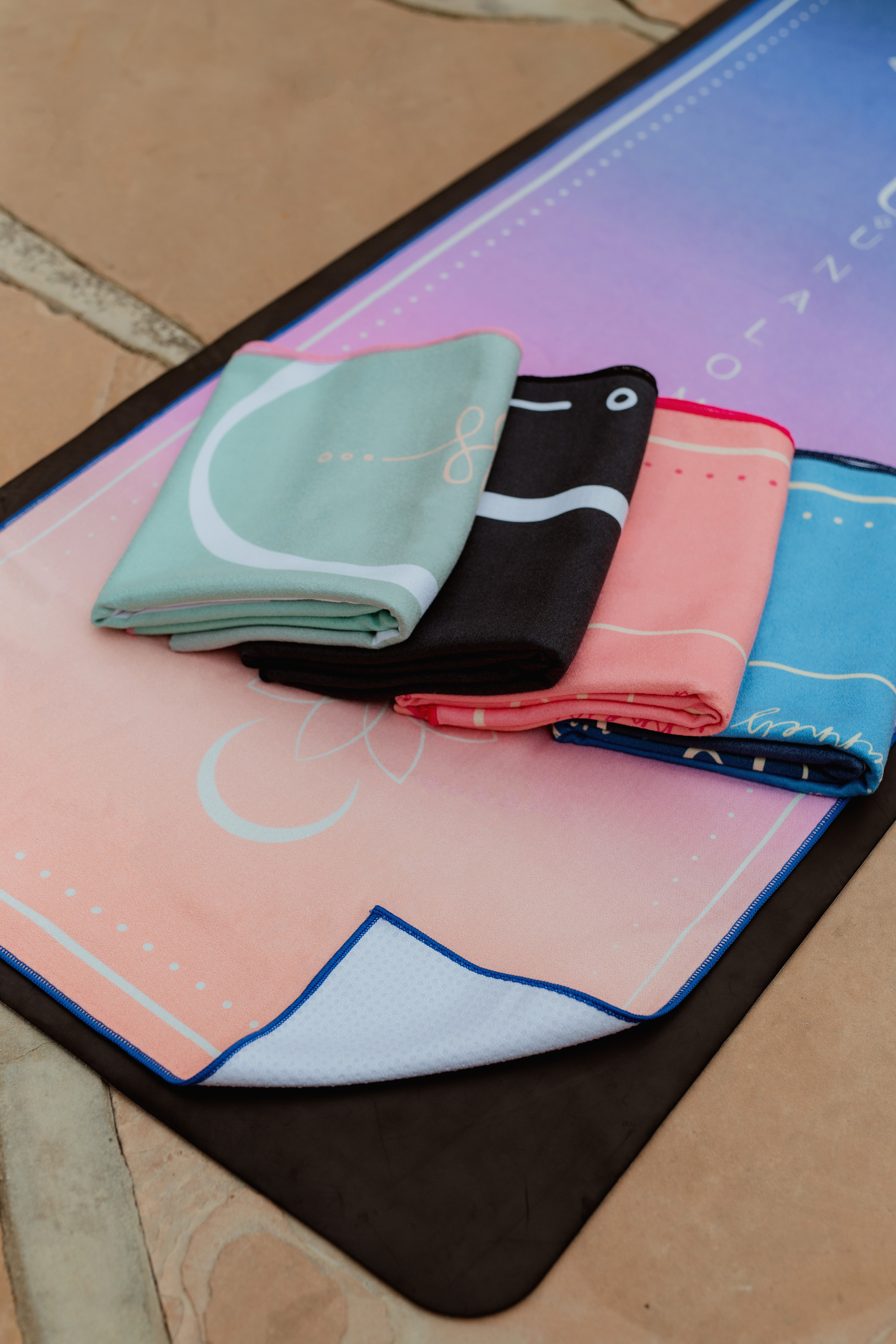 hot yoga towel, non-slip yoga towel, yoga towel, hot yoga, Unalome Yoga
